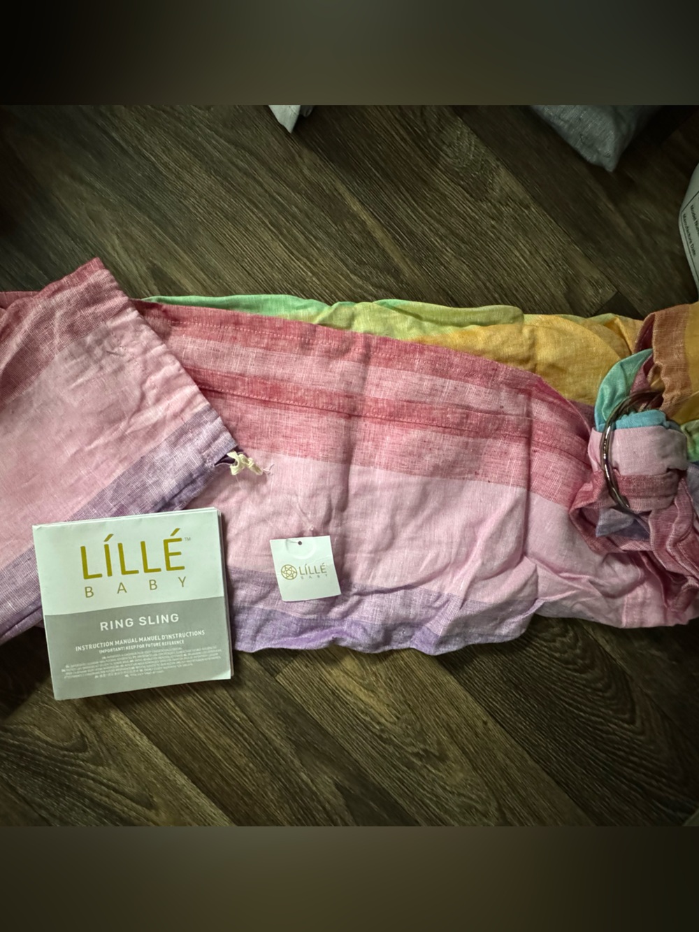 LÍLLÉbaby Multicolor Ring Sling - Pink Gradient